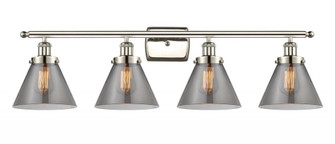 Cone - 4 Light - 38 inch - Polished Nickel - Bath Vanity Light (3442|916-4W-PN-G43-LED)