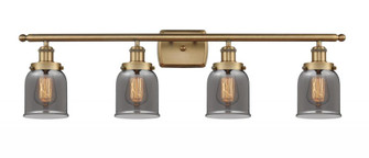 Bell - 4 Light - 36 inch - Brushed Brass - Bath Vanity Light (3442|916-4W-BB-G53)