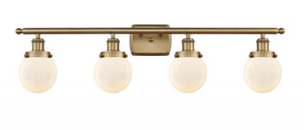 Beacon - 4 Light - 36 inch - Brushed Brass - Bath Vanity Light (3442|916-4W-BB-G201-6)