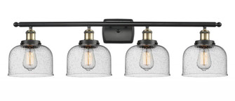 Bell - 4 Light - 38 inch - Black Antique Brass - Bath Vanity Light (3442|916-4W-BAB-G74)