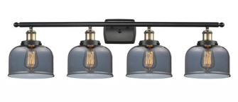Bell - 4 Light - 38 inch - Black Antique Brass - Bath Vanity Light (3442|916-4W-BAB-G73)