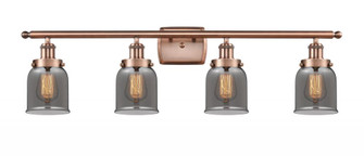 Bell - 4 Light - 36 inch - Antique Copper - Bath Vanity Light (3442|916-4W-AC-G53-LED)