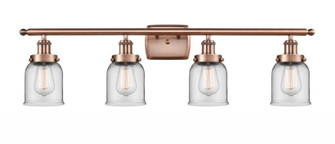 Bell - 4 Light - 36 inch - Antique Copper - Bath Vanity Light (3442|916-4W-AC-G52-LED)