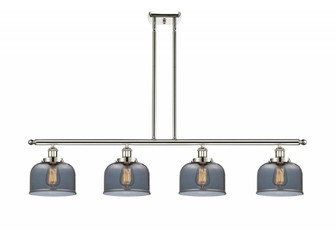 Bell - 4 Light - 48 inch - Polished Nickel - Stem Hung - Island Light (3442|916-4I-PN-G73-LED)