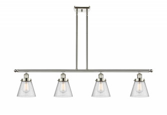 Cone - 4 Light - 48 inch - Polished Nickel - Stem Hung - Island Light (3442|916-4I-PN-G64)