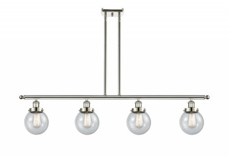 Beacon - 4 Light - 48 inch - Polished Nickel - Stem Hung - Island Light (3442|916-4I-PN-G204-6)