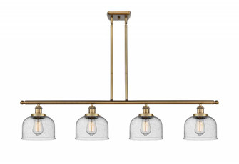 Bell - 4 Light - 48 inch - Brushed Brass - Stem Hung - Island Light (3442|916-4I-BB-G74)