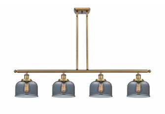 Bell - 4 Light - 48 inch - Brushed Brass - Stem Hung - Island Light (3442|916-4I-BB-G73-LED)