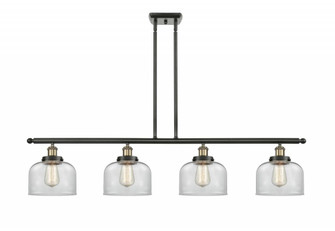 Bell - 4 Light - 48 inch - Black Antique Brass - Stem Hung - Island Light (3442|916-4I-BAB-G72-LED)