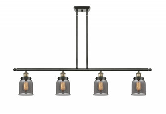 Bell - 4 Light - 48 inch - Black Antique Brass - Stem Hung - Island Light (3442|916-4I-BAB-G53-LED)