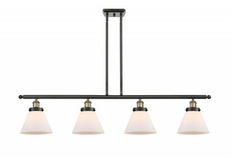 Cone - 4 Light - 48 inch - Black Antique Brass - Stem Hung - Island Light (3442|916-4I-BAB-G41-LED)