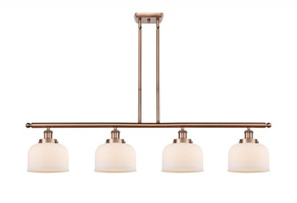 Bell - 4 Light - 48 inch - Antique Copper - Stem Hung - Island Light (3442|916-4I-AC-G71-LED)