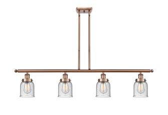 Bell - 4 Light - 48 inch - Antique Copper - Stem Hung - Island Light (3442|916-4I-AC-G54-LED)