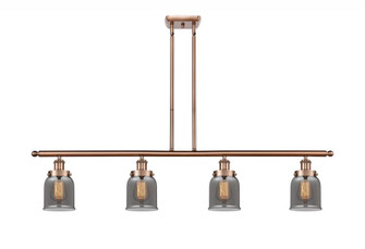 Bell - 4 Light - 48 inch - Antique Copper - Stem Hung - Island Light (3442|916-4I-AC-G53-LED)