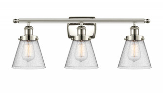 Cone - 3 Light - 26 inch - Polished Nickel - Bath Vanity Light (3442|916-3W-PN-G64-LED)