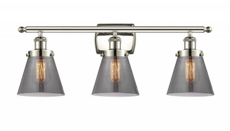 Cone - 3 Light - 26 inch - Polished Nickel - Bath Vanity Light (3442|916-3W-PN-G63-LED)