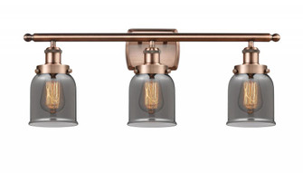 Bell - 3 Light - 26 inch - Antique Copper - Bath Vanity Light (3442|916-3W-AC-G53-LED)