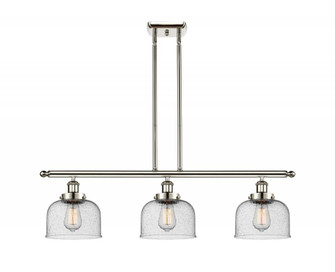 Bell - 3 Light - 36 inch - Polished Nickel - Stem Hung - Island Light (3442|916-3I-PN-G74-LED)