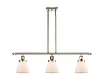Cone - 3 Light - 36 inch - Polished Nickel - Stem Hung - Island Light (3442|916-3I-PN-G61-LED)