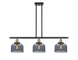 Bell - 3 Light - 36 inch - Black Antique Brass - Stem Hung - Island Light (3442|916-3I-BAB-G73-LED)