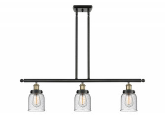 Bell - 3 Light - 36 inch - Black Antique Brass - Stem Hung - Island Light (3442|916-3I-BAB-G54-LED)