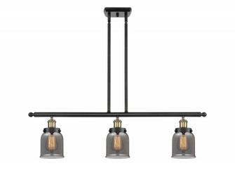 Bell - 3 Light - 36 inch - Black Antique Brass - Stem Hung - Island Light (3442|916-3I-BAB-G53-LED)