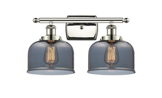 Bell - 2 Light - 18 inch - Polished Nickel - Bath Vanity Light (3442|916-2W-PN-G73)