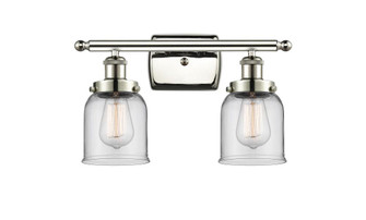 Bell - 2 Light - 16 inch - Polished Nickel - Bath Vanity Light (3442|916-2W-PN-G52-LED)