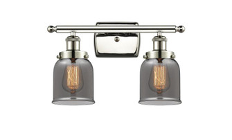 Bell - 2 Light - 16 inch - Polished Nickel - Bath Vanity Light (3442|916-2W-PN-G53)