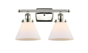 Cone - 2 Light - 18 inch - Polished Nickel - Bath Vanity Light (3442|916-2W-PN-G41-LED)