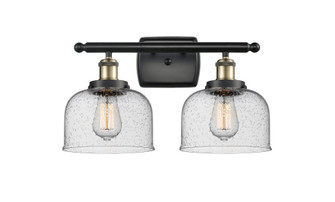 Bell - 2 Light - 18 inch - Black Antique Brass - Bath Vanity Light (3442|916-2W-BAB-G74-LED)