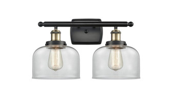 Bell - 2 Light - 18 inch - Black Antique Brass - Bath Vanity Light (3442|916-2W-BAB-G72)