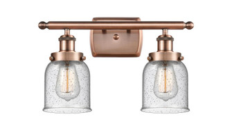 Bell - 2 Light - 16 inch - Antique Copper - Bath Vanity Light (3442|916-2W-AC-G54-LED)