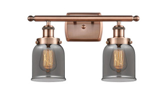 Bell - 2 Light - 16 inch - Antique Copper - Bath Vanity Light (3442|916-2W-AC-G53)