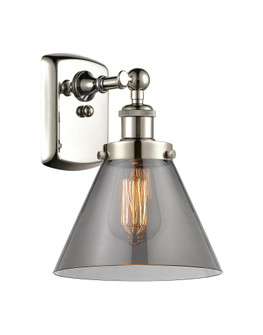 Cone - 1 Light - 8 inch - Polished Nickel - Sconce (3442|916-1W-PN-G43-LED)