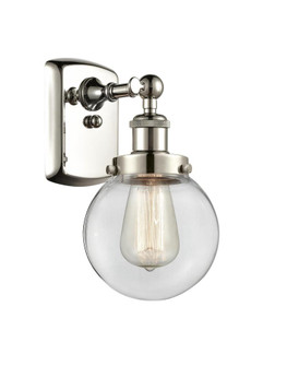 Beacon - 1 Light - 6 inch - Polished Nickel - Sconce (3442|916-1W-PN-G202-6-LED)