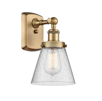 Cone - 1 Light - 6 inch - Brushed Brass - Sconce (3442|916-1W-BB-G64)