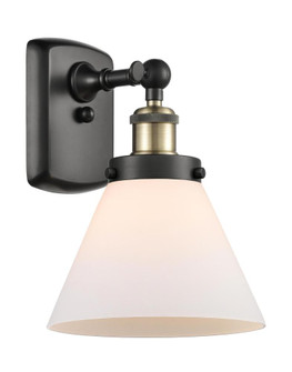 Cone - 1 Light - 8 inch - Black Antique Brass - Sconce (3442|916-1W-BAB-G41-LED)