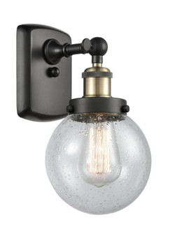Beacon - 1 Light - 6 inch - Black Antique Brass - Sconce (3442|916-1W-BAB-G204-6-LED)