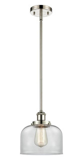 Bell - 1 Light - 8 inch - Polished Nickel - Mini Pendant (3442|916-1S-PN-G72-LED)