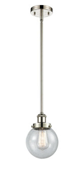 Beacon - 1 Light - 6 inch - Polished Nickel - Mini Pendant (3442|916-1S-PN-G204-6-LED)