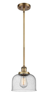 Bell - 1 Light - 8 inch - Brushed Brass - Mini Pendant (3442|916-1S-BB-G74-LED)