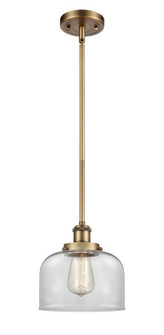 Bell - 1 Light - 8 inch - Brushed Brass - Mini Pendant (3442|916-1S-BB-G72-LED)