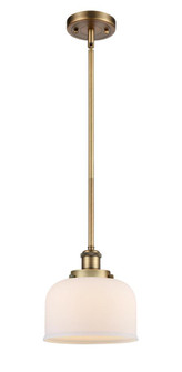 Bell - 1 Light - 8 inch - Brushed Brass - Mini Pendant (3442|916-1S-BB-G71-LED)