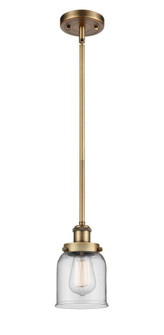 Bell - 1 Light - 5 inch - Brushed Brass - Mini Pendant (3442|916-1S-BB-G52-LED)