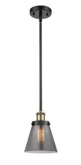 Cone - 1 Light - 6 inch - Black Antique Brass - Mini Pendant (3442|916-1S-BAB-G63-LED)