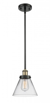 Cone - 1 Light - 8 inch - Black Antique Brass - Mini Pendant (3442|916-1S-BAB-G42)