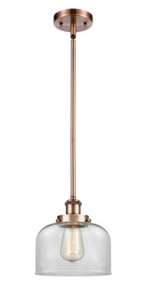Bell - 1 Light - 8 inch - Antique Copper - Mini Pendant (3442|916-1S-AC-G72-LED)