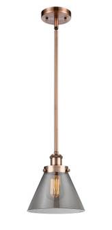 Cone - 1 Light - 8 inch - Antique Copper - Mini Pendant (3442|916-1S-AC-G43-LED)