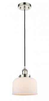 Bell - 1 Light - 8 inch - Polished Nickel - Cord hung - Mini Pendant (3442|916-1P-PN-G71-LED)